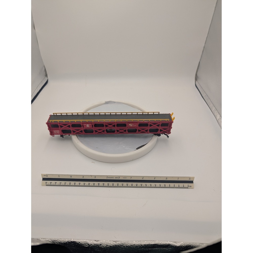 ATSF 88969 Santa Fe Shock Control Auto-Veyor HO Scale‎ Boxcar Red Train Car